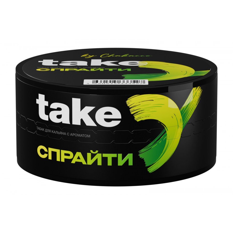 Фото и внешний вид — Табак для кальяна TAKE 25г - Spritie (Спрайти)
