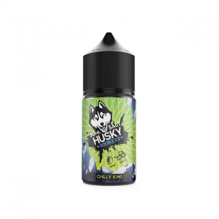 Фото и внешний вид — Жидкость HUSKY DOUBLE ICE SALT - Chilly Kiwi (Ледяной киви) 30мл strong