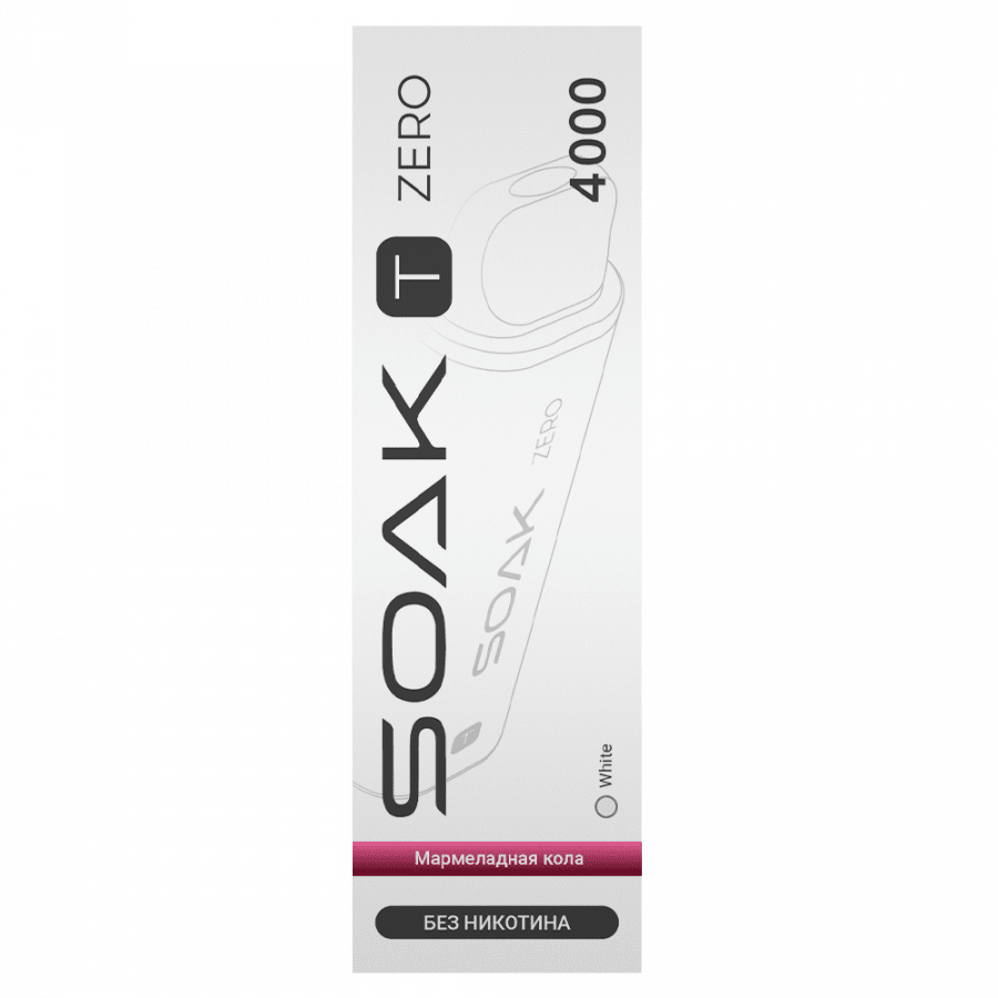 Фото и внешний вид — Одноразовый испаритель SOAK T ZERO - Jello Coke (Мармеладная Кола)