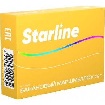 Табак для кальяна "Старлайн" (Банановый маршмеллоу), 25 г