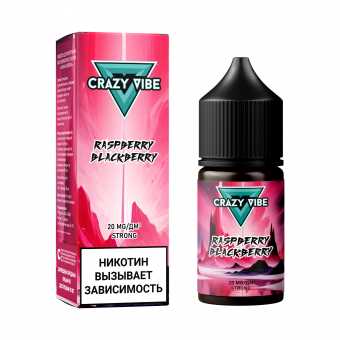 Жидкость CRAZY VIBE SALT - Raspberry Blackberry (Малина Ежевика) 30мл strong