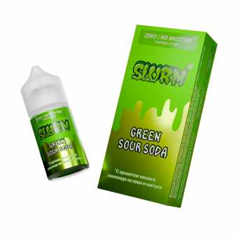 Жидкость SLURM SALT - Green Sour Soda (Кислый лимонад из киви и кактуса) 27мл 0мг