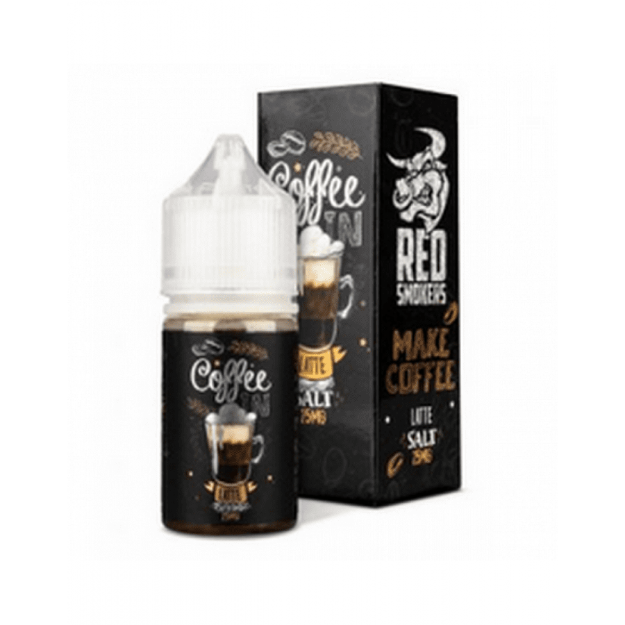 Фото и внешний вид — Жидкость COFFEE-IN SALT - Latte Coffee (Кофе латте) 30мл strong