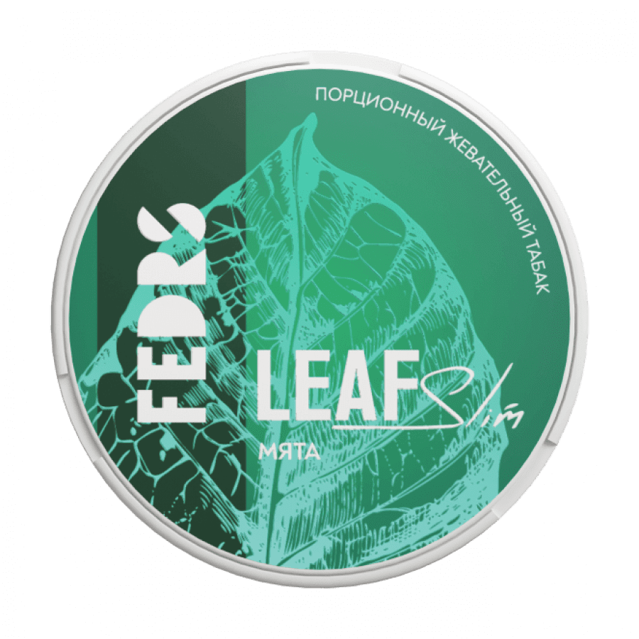 Фото и внешний вид — Табак FEDRS LEAF - Slim Мята (12г)