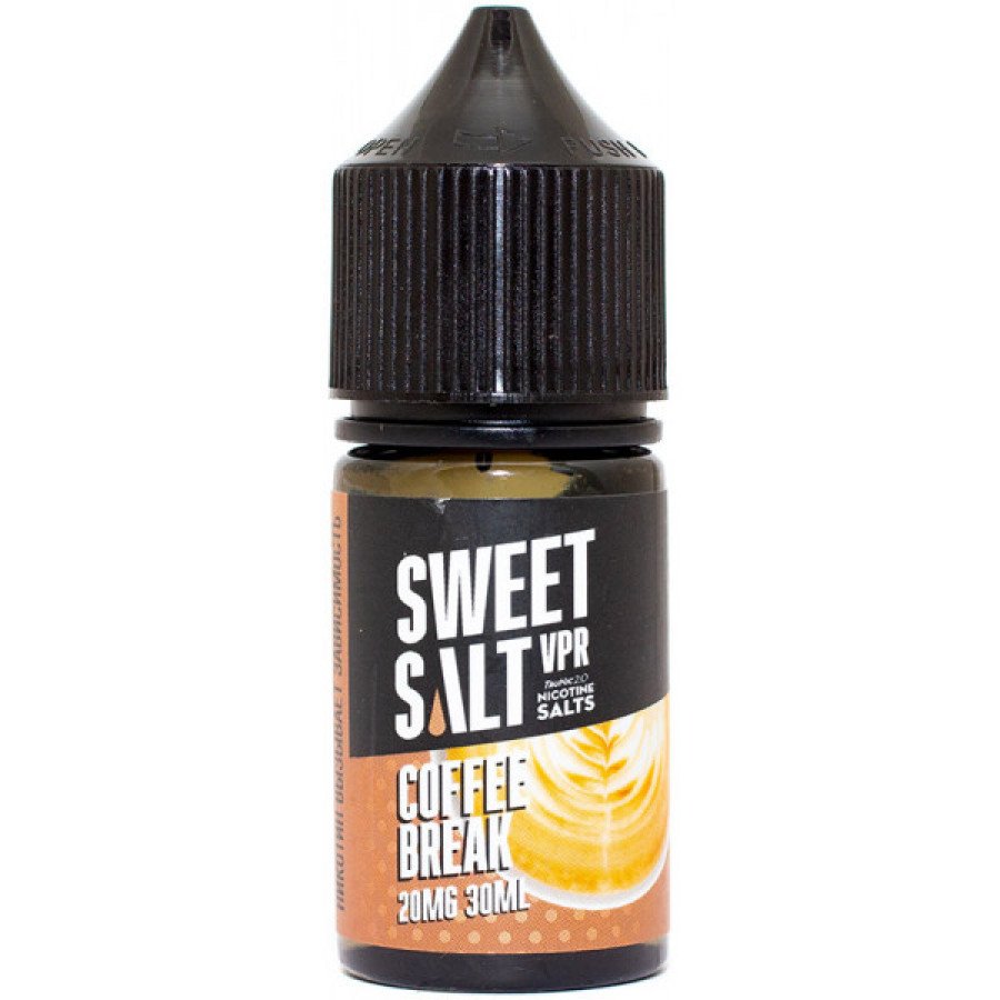 Фото и внешний вид — Жидкость SWEET VPR SALT - Coffee Break (Кофе-брейк) 30мл 20мг