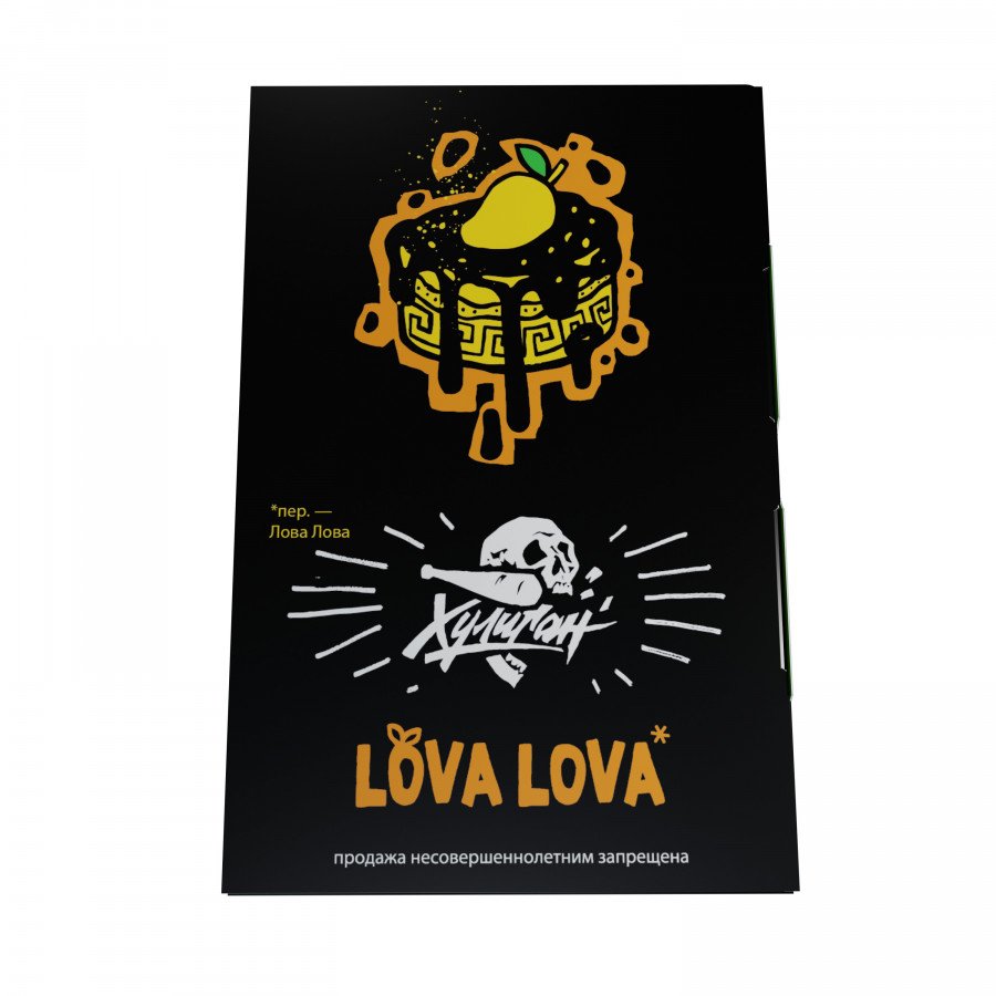 Фото и внешний вид — Табак для кальяна ХУЛИГАН 25г - Lova Lova (Манговый чизкейк)