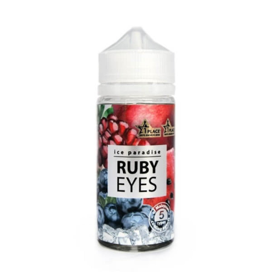 Фото и внешний вид — Жидкость ICE PARADISE CLASSIC - Ruby Eyes (Арбуз черника гранат) 100мл 3мг