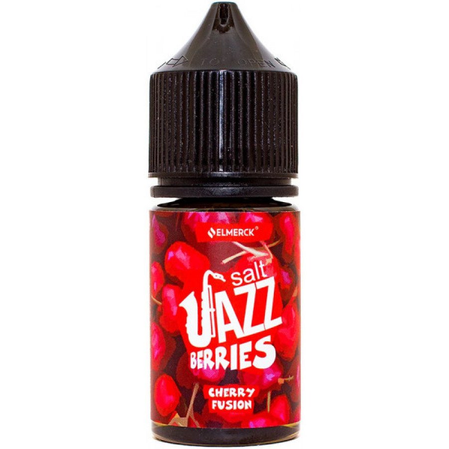 Фото и внешний вид — Жидкость JAZZ SALT - Cherry Fusion (Спелая вишня) 30мл 20мг