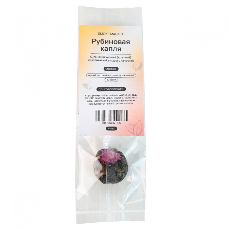 Фото и внешний вид — Чай тм Ча Бао Рубиновая Капля, связ. (137), черный, Китай
