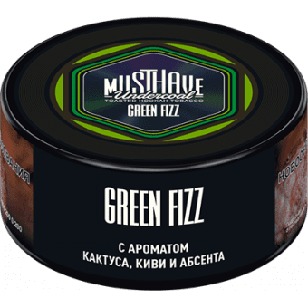 Табак для кальяна MUST HAVE 25гр - Green Fizz (Коктейль из сока кактуса, абсента и киви)
