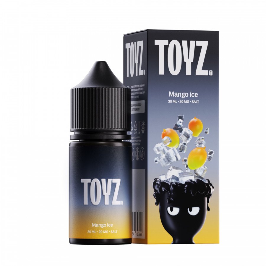 Фото и внешний вид — Жидкость TOYZ SALT - Mango Ice (Манго лед) 30мл strong