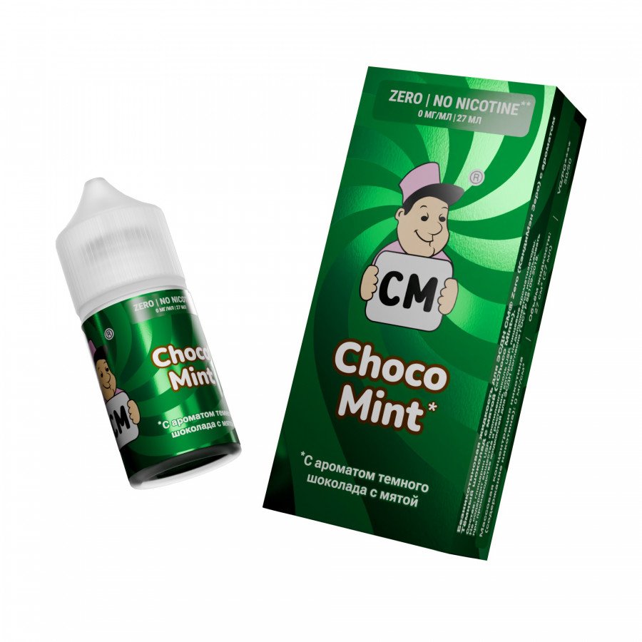 Фото и внешний вид — Жидкость CANDYMAN SALT - Choco Mint (Темный шоколад с мятой) 27мл 0мг