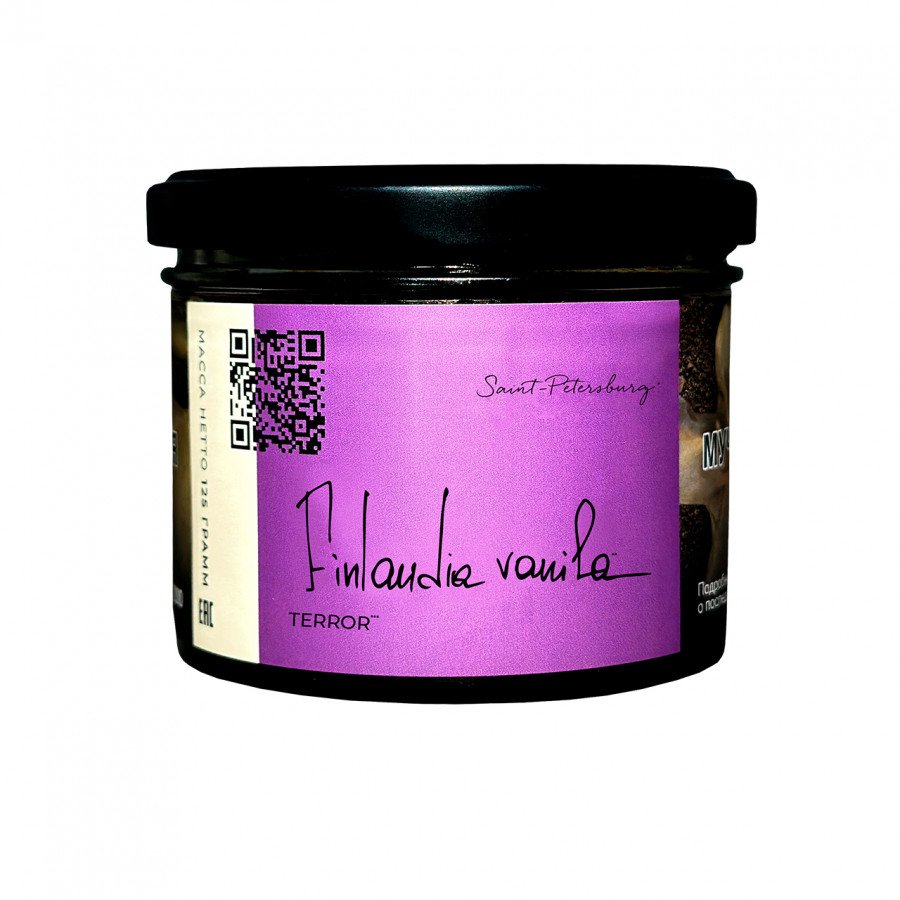 Фото и внешний вид — Табак для кальяна TROFIMOFF'S (Terror) 125г - Finlandia Vanilla (Крепкая база на ванильной водке)