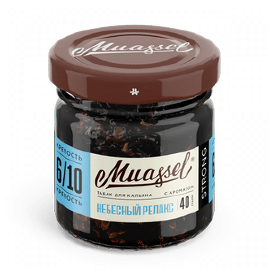 Фото и внешний вид — Табак для кальяна MUASSEL (6/10) 40гр - Небесный релакс