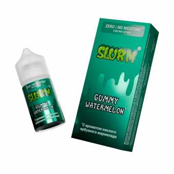 Жидкость SLURM SALT - Gummy Watermelon (Кислый арбузный мармелад) 27мл 0мг