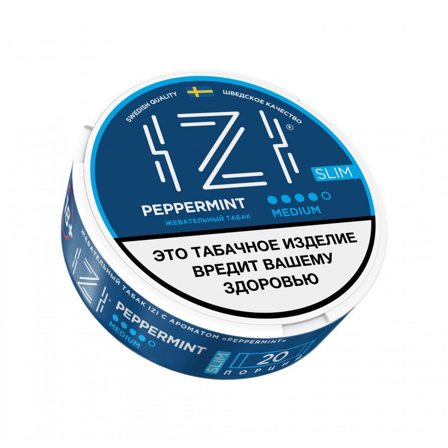 Фото и внешний вид — Табак IZI SLIM - Peppermint 10г
