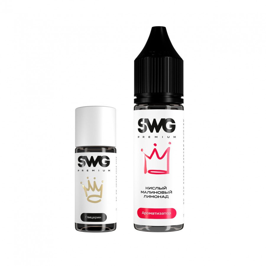 Фото и внешний вид — Конструктор SWG PREMIUM - Кислый Малиновый Лимонад 30мл 0мг