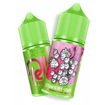 Жидкость RELL GREEN SALT - Strawberry Grape (Клубника виноград) 30мл 20мг