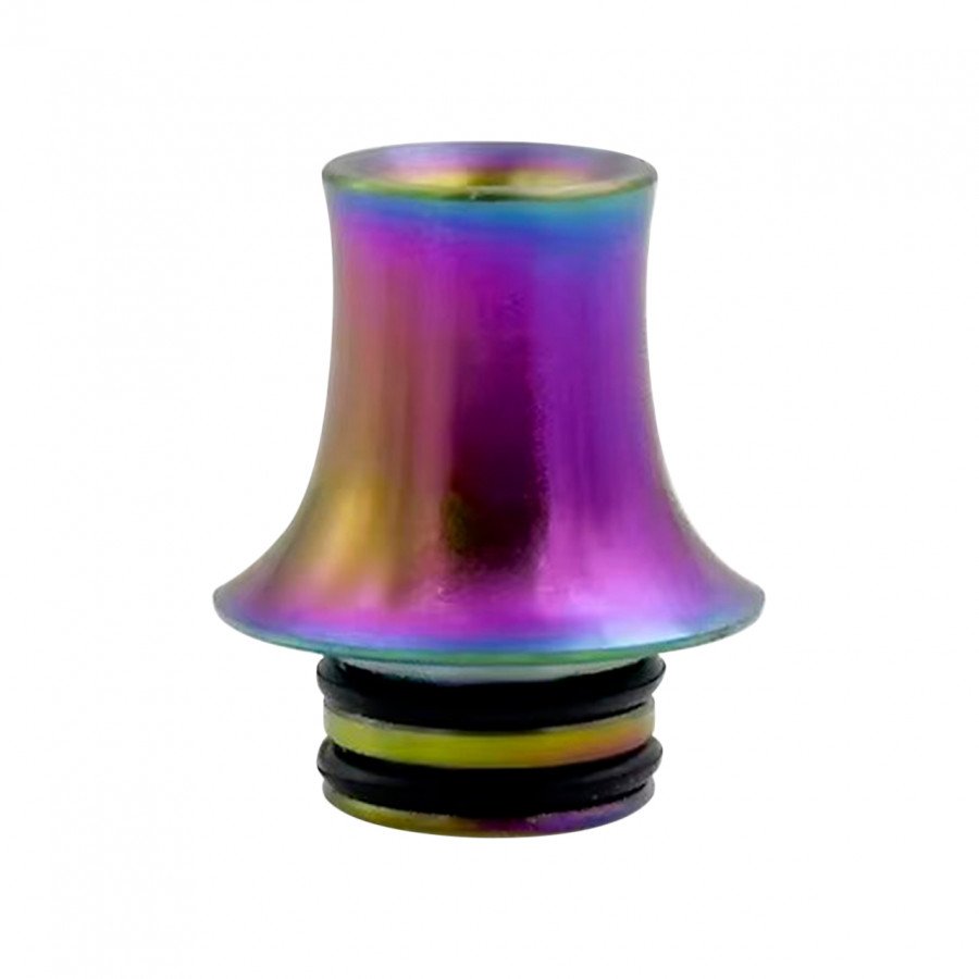 Фото и внешний вид — Дриптип Nozzle 510 короткий (Rainbow)