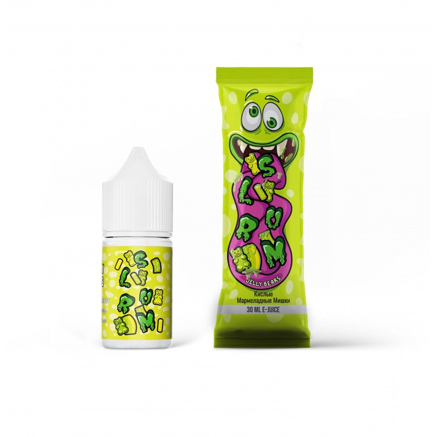 Фото и внешний вид — Жидкость SLURM SALT - Jelly Bears (Кислые мармеладные мишки) 30мл strong