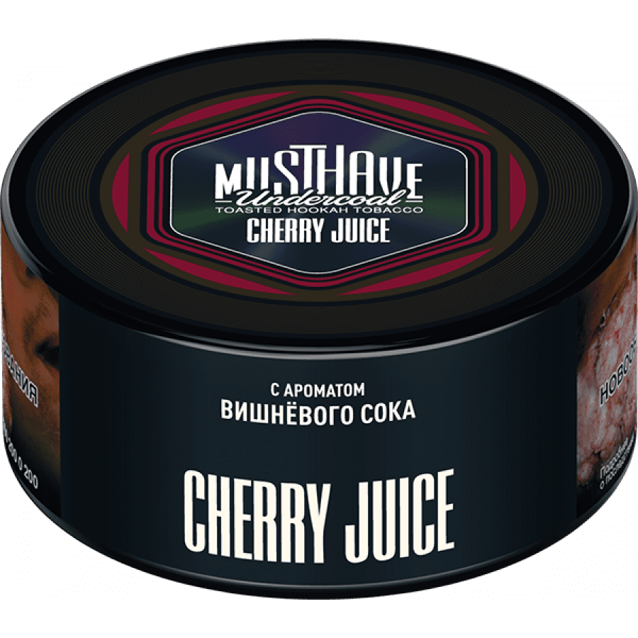 Фото и внешний вид — Табак для кальяна MUST HAVE 125гр - Cherry Juice (с ароматом Вишневого сока)
