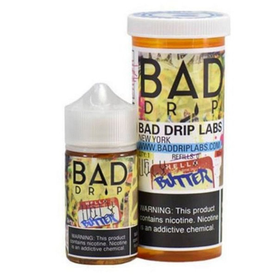Фото и внешний вид — Жидкость BAD DRIP SALT - Ugly Butter (Пирог с сахарной пудрой и корицей) 30мл 20мг