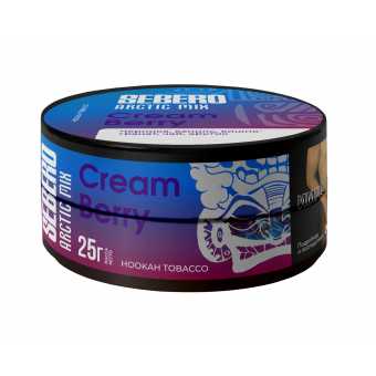 Табак для кальяна SEBERO 25г - Cream Berry (Черника, ваниль, вишня, гранат, чай, арктик)