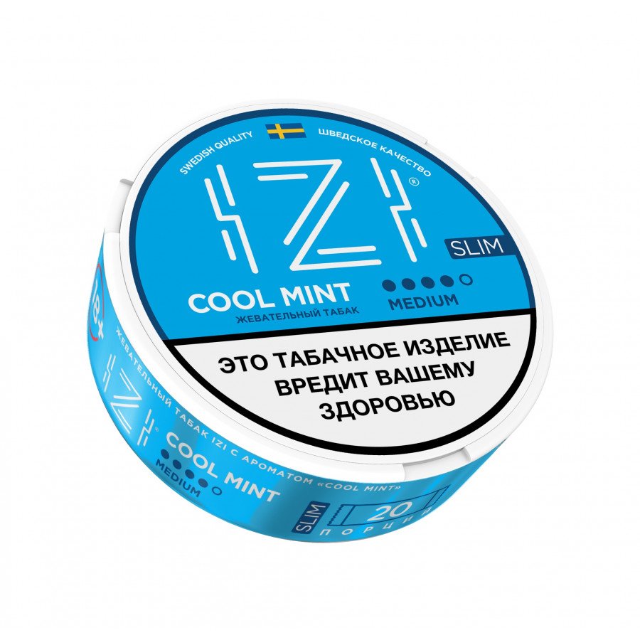 Фото и внешний вид — Табак IZI SLIM - Cool Mint 10г