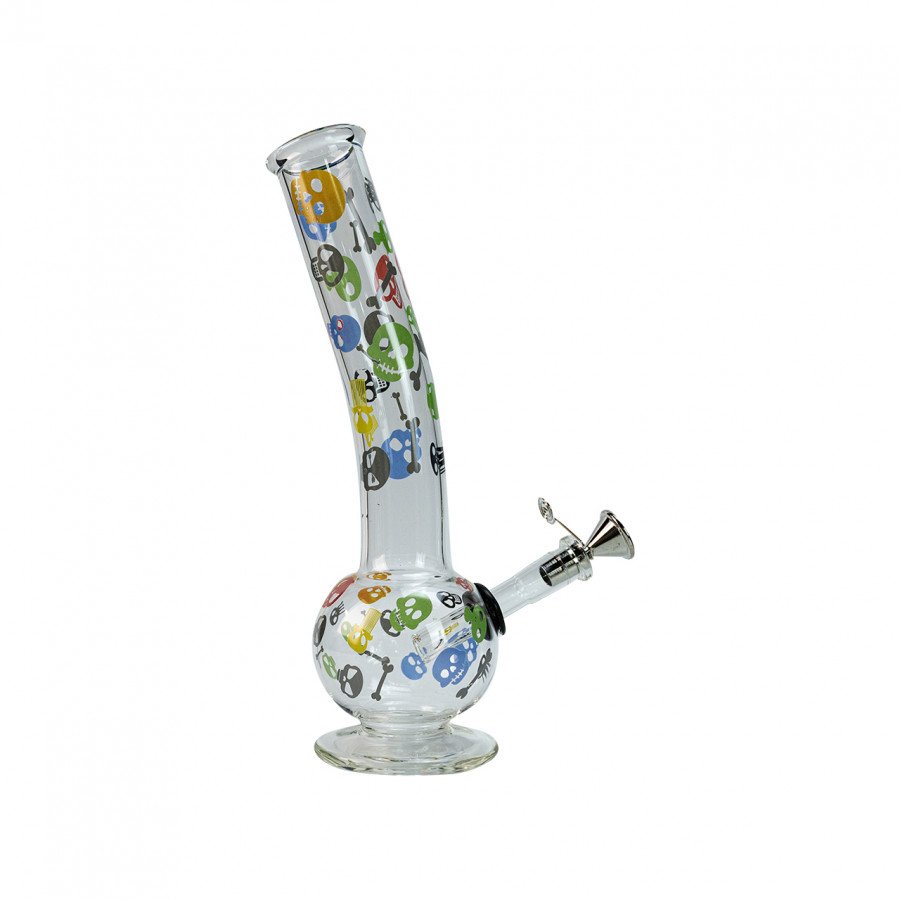 Фото и внешний вид — БОНГ стекло 30,5см ILL10/6490 рисунок CRYSTAL