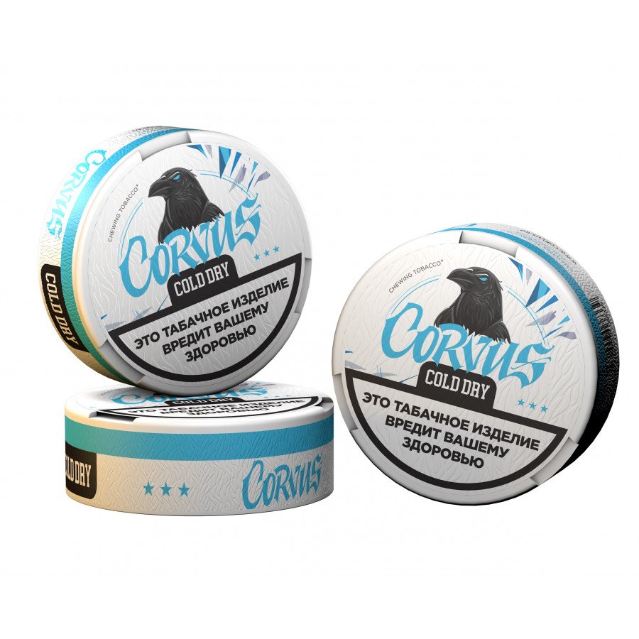 Фото и внешний вид — Табак CORVUS - Cold Dry (Medium) 11г