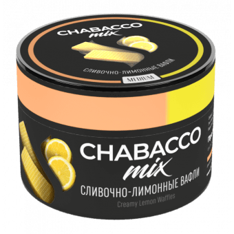 Смесь для кальяна Chabacco 50гр medium - Creamy Lemon Waffles (Сливочно-лимонные вафли)