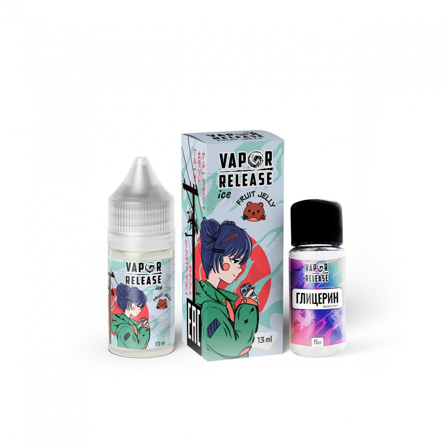 Фото и внешний вид — Конструктор VAPOR RELEASE - Fruit Jelly (Кисель Брусника Лесные Ягоды Смородина) 30мл 0мг