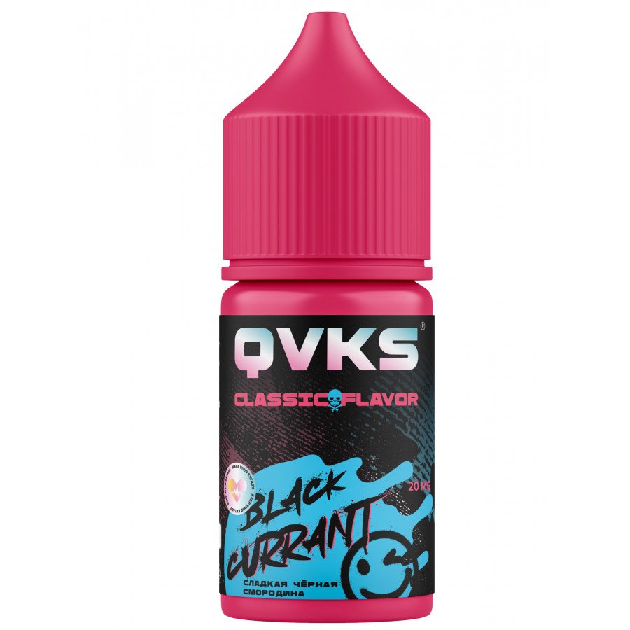 Фото и внешний вид — Жидкость QVKS Classic - Сладкая Черная Смородина 30мл strong