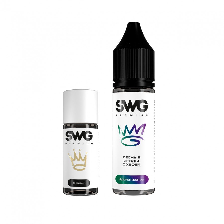 Фото и внешний вид — Конструктор SWG PREMIUM - Лесные Ягоды с Хвоей 30мл 0мг