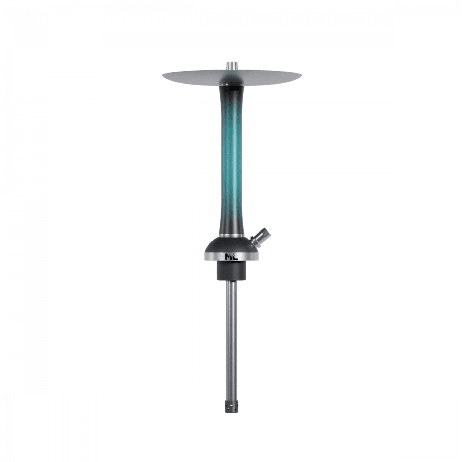 Фото и внешний вид — Кальян ML CLAN - Original (Black Gradient Azure) Без колбы