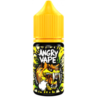Жидкость ANGRY VAPE SALT - Тигр Матрац (Банан) 30мл 20мг