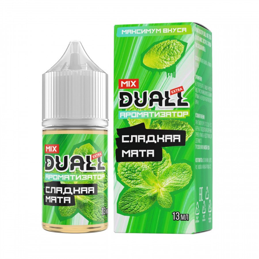 Фото и внешний вид — Конструктор DUALL MIX EXTRA - Сладкая Мята 30мл 0мг