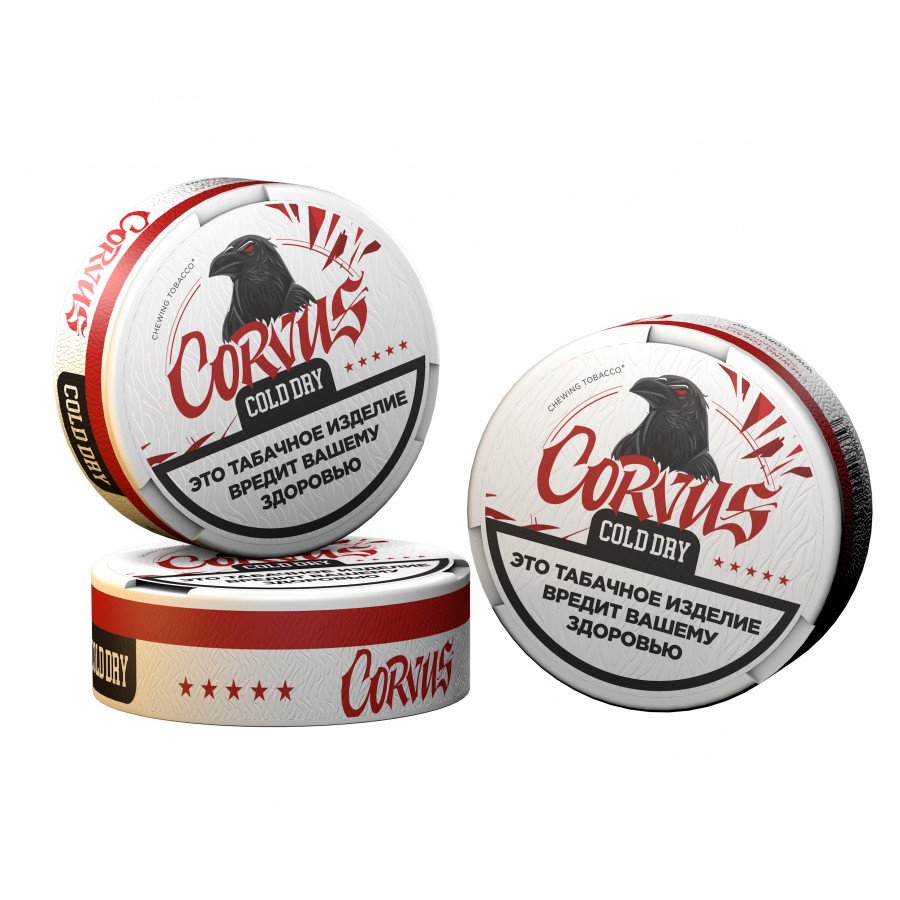 Фото и внешний вид — Табак CORVUS - Cold Dry (Strong) 11г