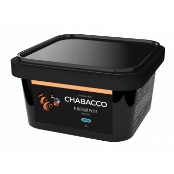 Смесь для кальяна Chabacco 200г medium - Poppy Roll (Маковый рулет)