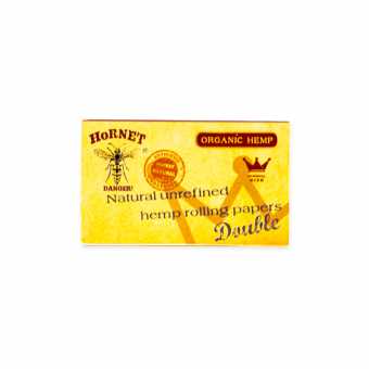 Сигаретная бумага HORNET - Double Brown Organic 70мм*11,8гр (100)