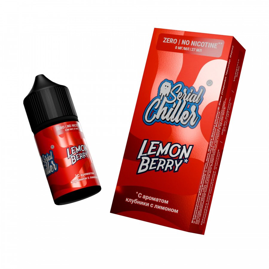 Фото и внешний вид — Жидкость SERIAL CHILLER SALT - Lemon Berry (Клубника с лимоном) 27мл 0мг