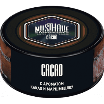 Табак для кальяна MUST HAVE 25гр - Cacao (с ароматом Какао и Маршмеллоу)