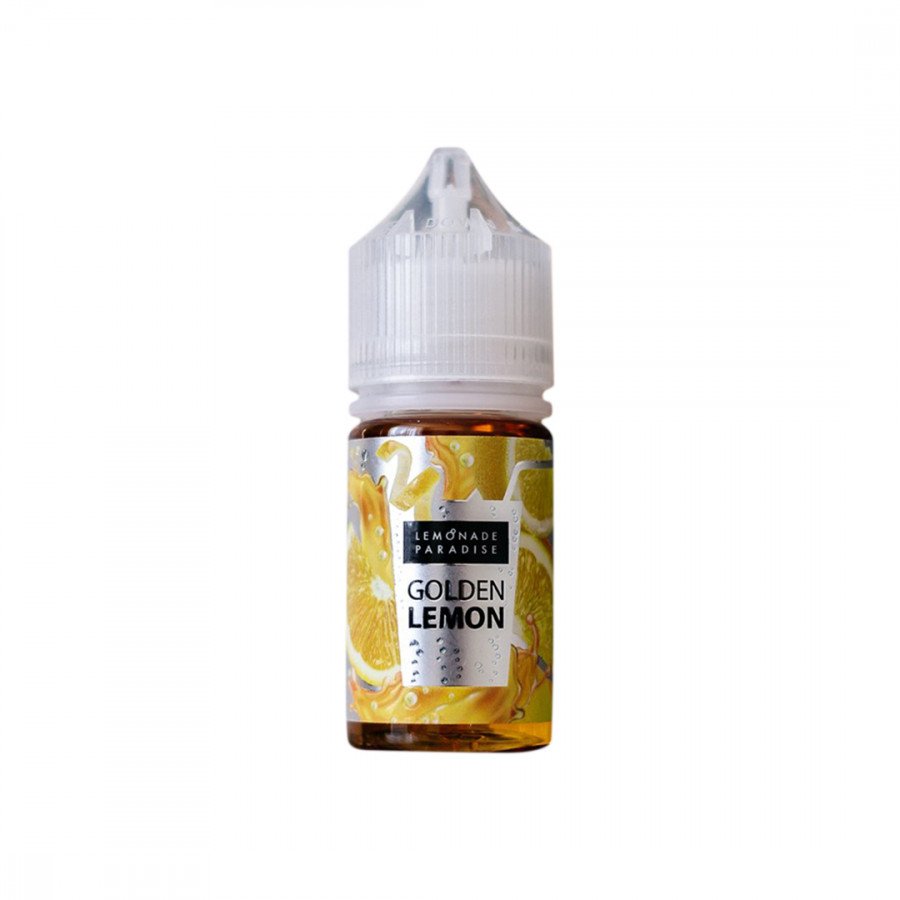 Фото и внешний вид — Жидкость LEMONADE PARADISE SALT - Golden Lemon (Классический лимонад со вкусом лимона) 30мл strong
