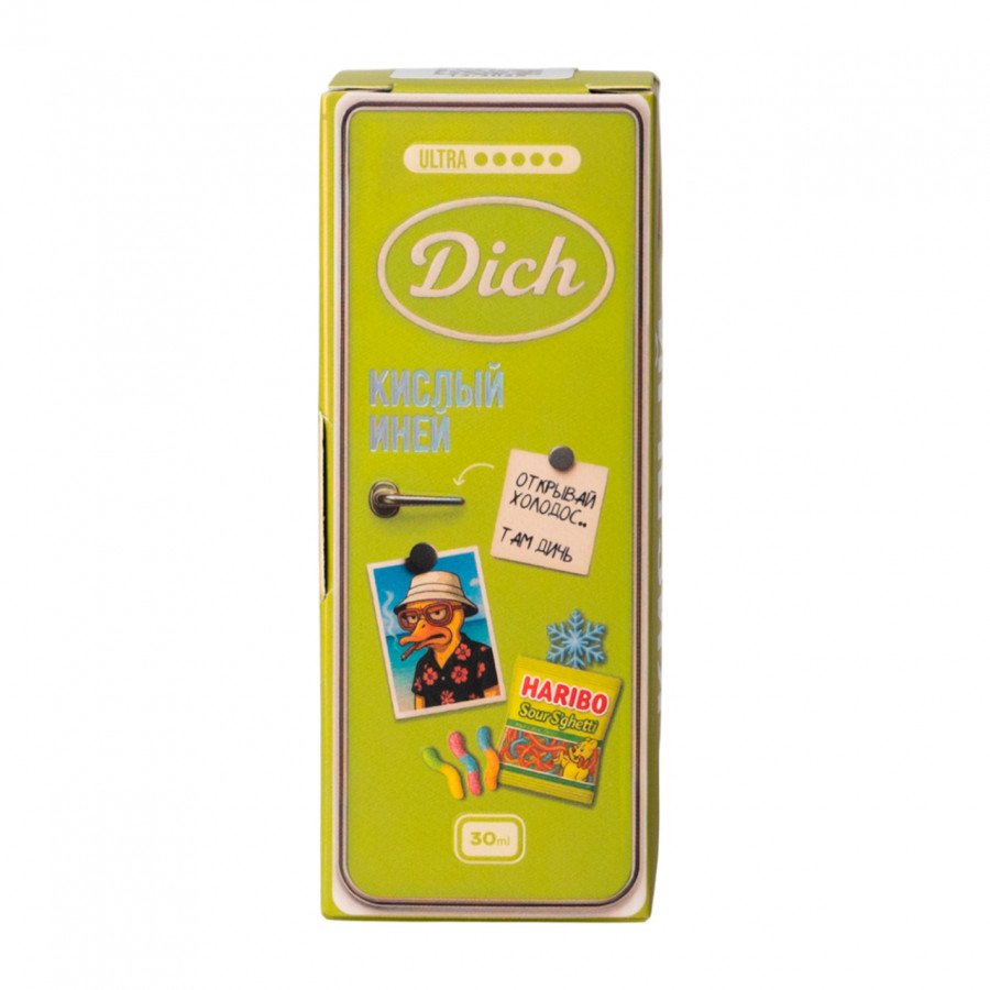 Фото и внешний вид — Жидкость DICH SALT - Кислый Иней 30мл strong