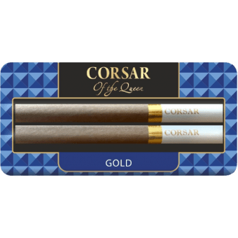 Сигариллы Corsar Mini of the Queen Gold (2 шт/блистере)