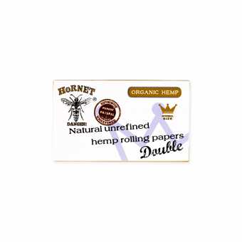 Сигаретная бумага HORNET - Double Organic 70мм*12гр (100)