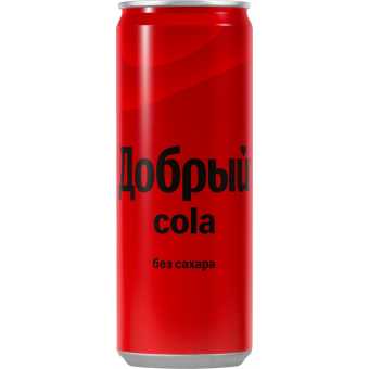 Кола Добрый Zero 0.33 ЖБ