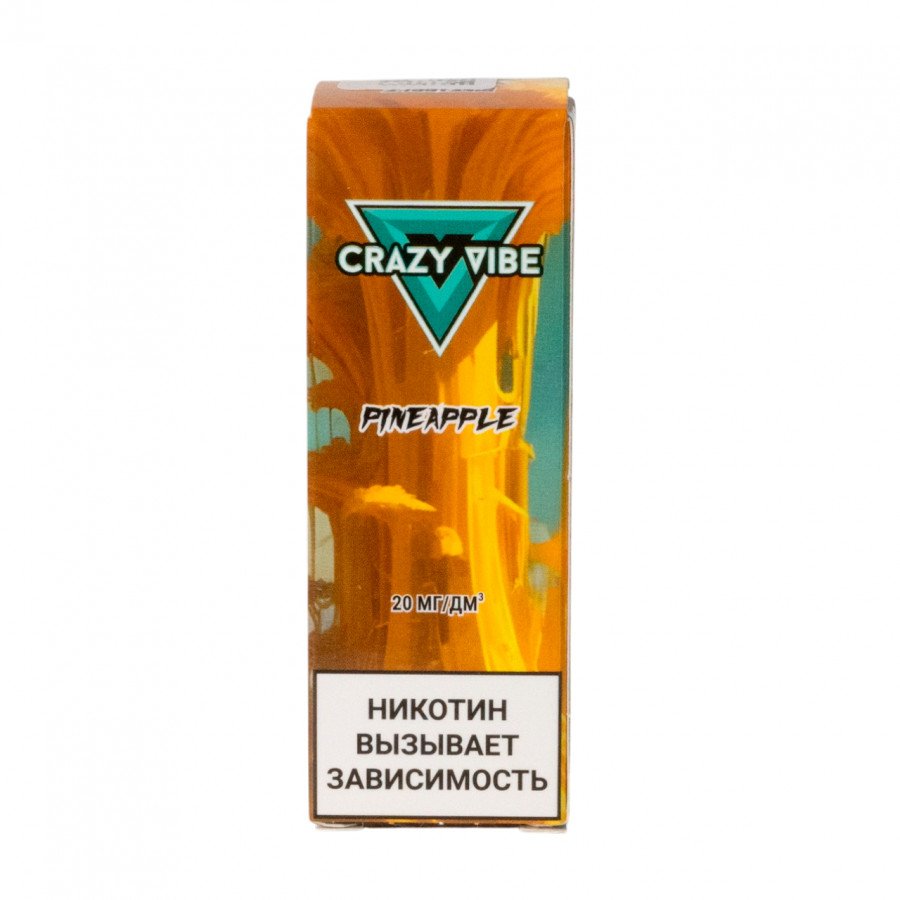Фото и внешний вид — Жидкость CRAZY VIBE SALT - Pineapple (Ананас) 30мл 20мг