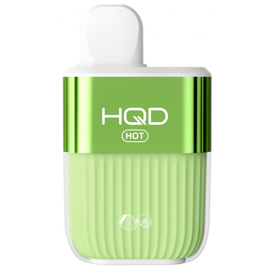 Фото и внешний вид — HQD HOT - Strawberry Kiwi (Клубника киви)