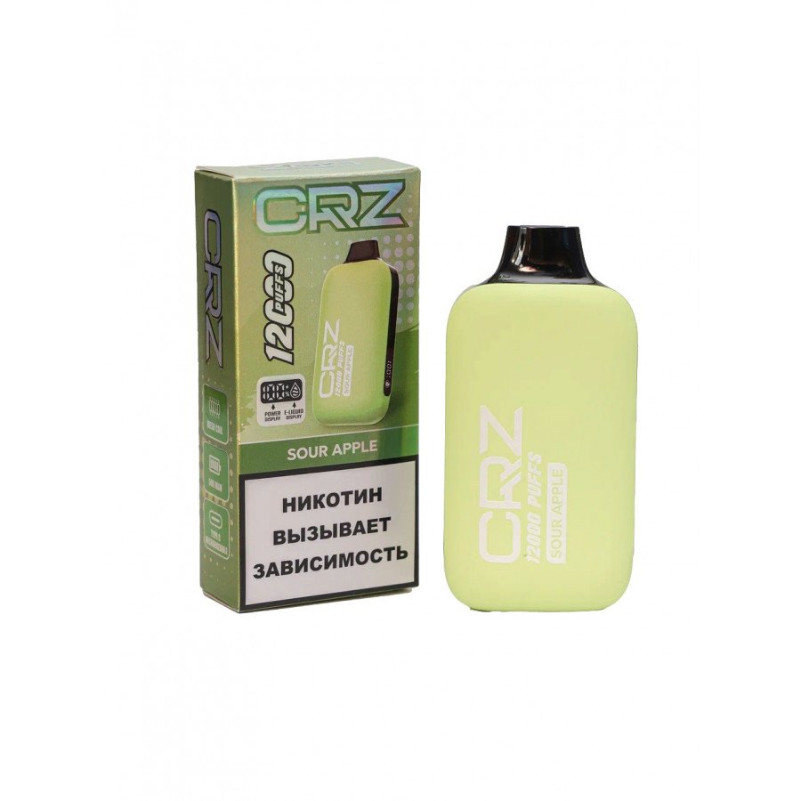 Фото и внешний вид — CRZ 12000 - Sour Apple (Кислое Яблоко)
